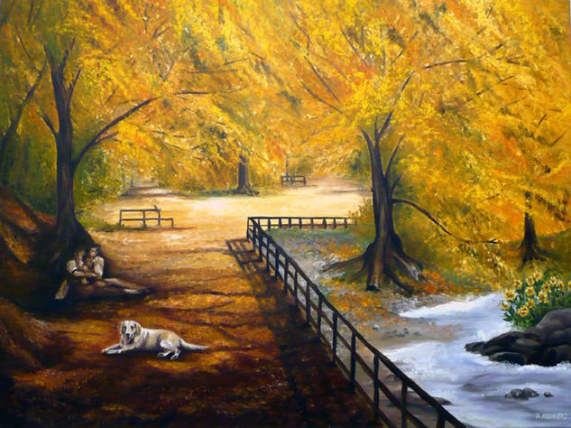 Sueño de Otoño Oil Canvas Landscaping