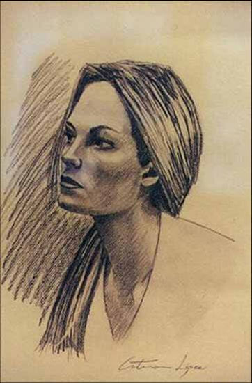 Autorretrato Pencil (Black) Paper Portrait