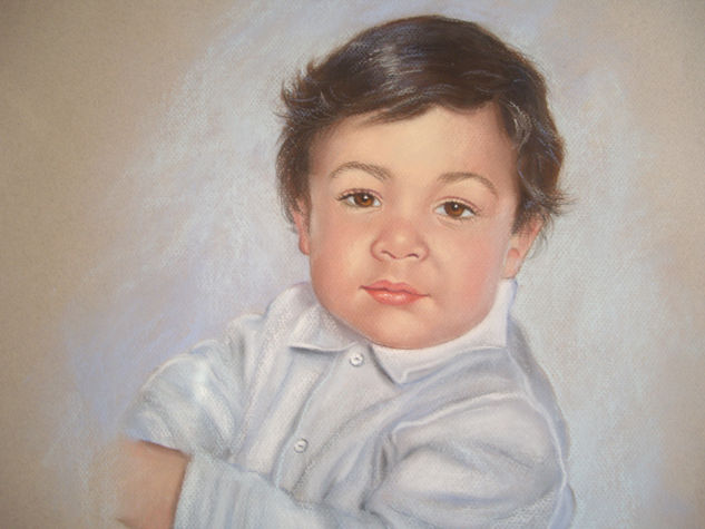 RETRATO DE ENCARGO ( PASTEL) Oil Canvas Portrait