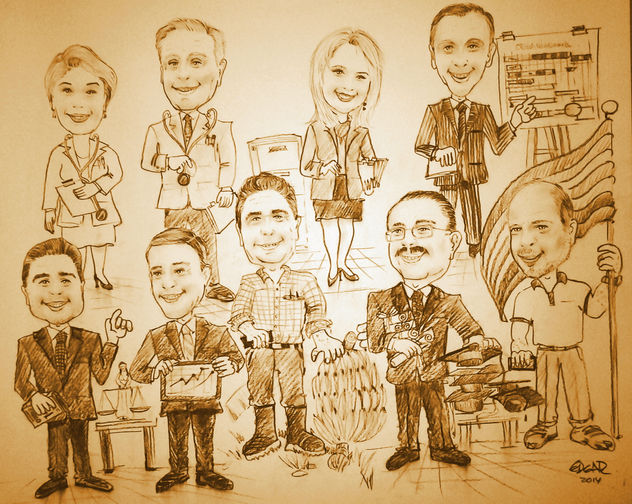 grupo de compañeros de trabajo