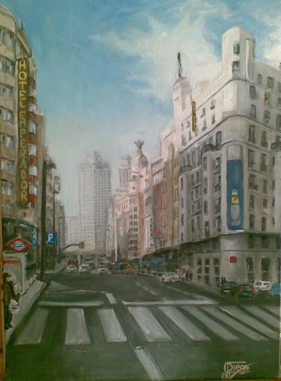 gran via Oil Canvas Others