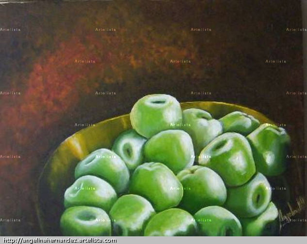 Apples Oil Canvas Still Life Paintings