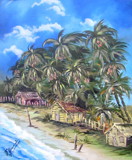La briza en la playa