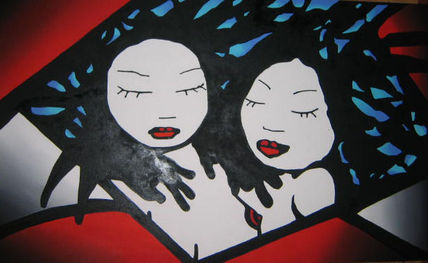 Dos mujeres orientales