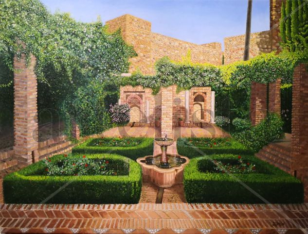 Alcazaba Óleo Lienzo Paisaje