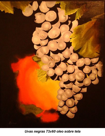 Uvas Negra Oil Canvas Still Life Paintings