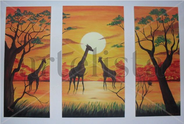 Africa Oil Canvas Landscaping