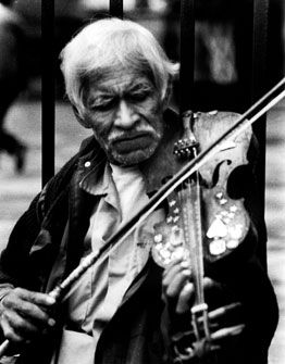 El violinista en el zocalo 