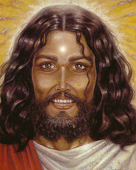 JESUCRISTO LA VERDAD Pastel Paper Portrait