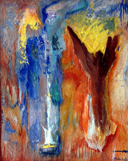 Angel Encontrado Media Mixta Lienzo Otros