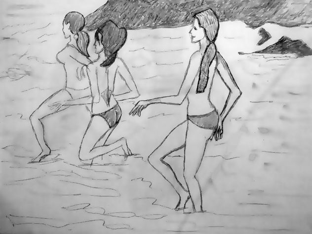 Las bañistas de Vieu Bouceau