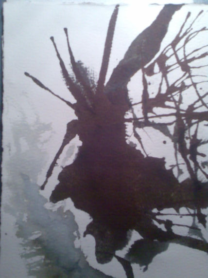 Autorretrato en tinta
