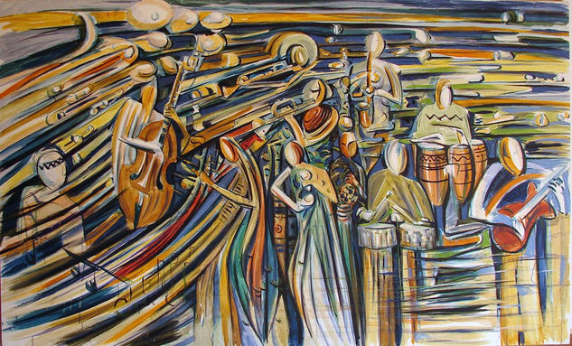 latin bcn Oil Canvas Figure Painting