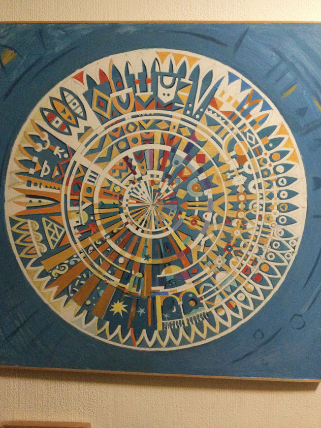 mandala azul