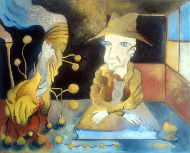 William S. Burroughs Oil Canvas Others