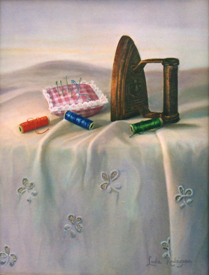 Bordados I Oil Canvas Still Life Paintings