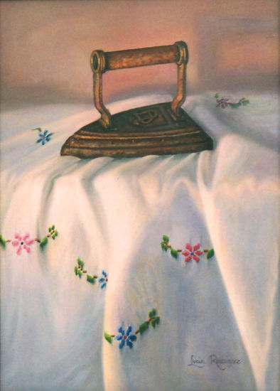 Bordados II Oil Canvas Still Life Paintings