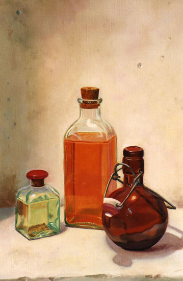 ReflejosII Oil Canvas Still Life Paintings