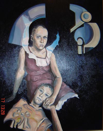 Hijos de la Luz Oil Canvas