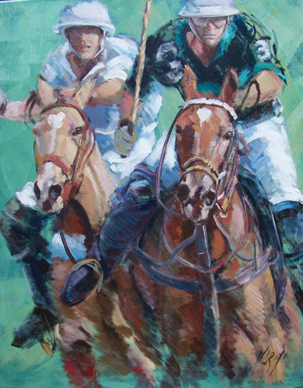 polo Acrylic Canvas Sports