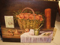 Bodegón con setas