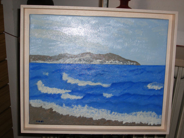 marina, Sant Pere Pescador Oil Canvas Marine Painting