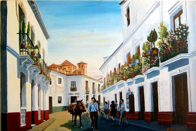 Calle de Laujar Oil Canvas