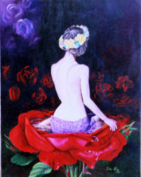 Mujer en rosa