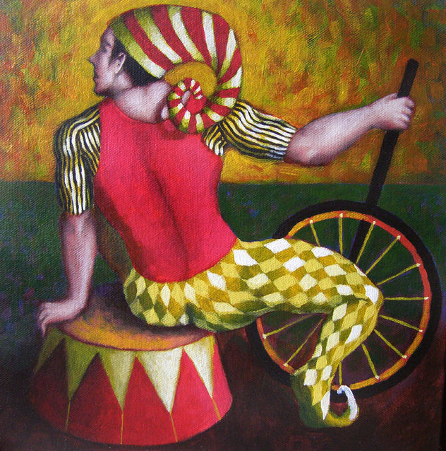 HOMBRE CON MONOCICLO