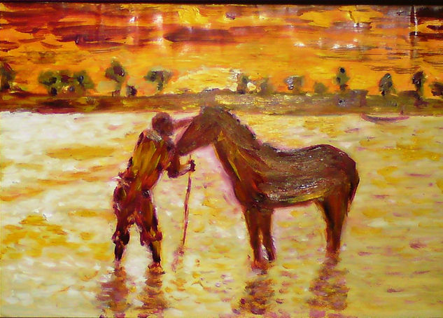 Africa Óleo Lienzo Paisaje