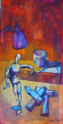 Interior de atelier.