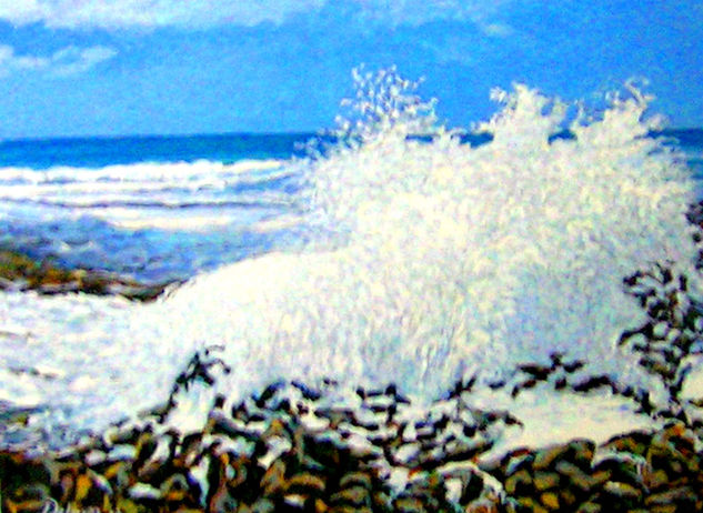 ola Acrylic Card Marine Painting