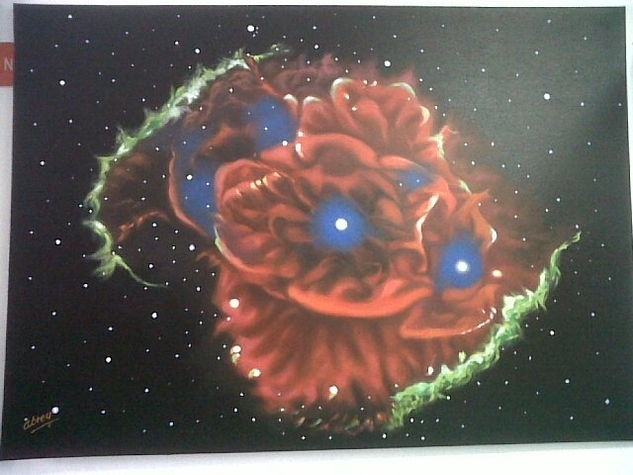 Nebulosa Ojo de Gato Oil Canvas Landscaping