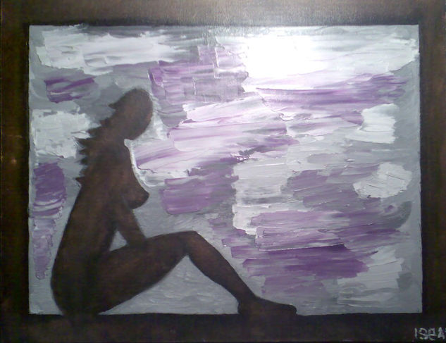 dos opciones Oil Panel Figure Painting