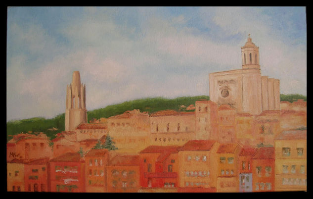 Girona Óleo Lienzo Paisaje