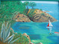 velero en la caleta
