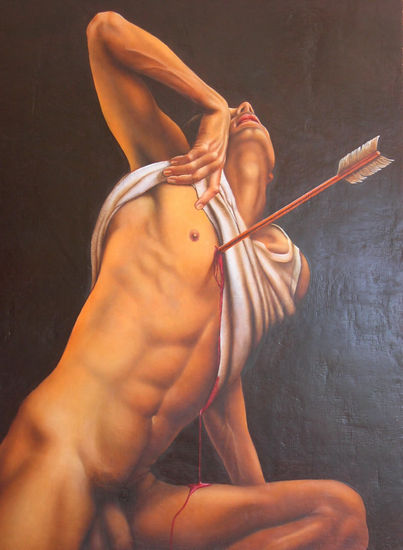 Sebastian Óleo Lienzo Desnudos