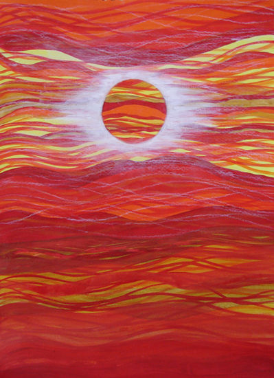 Rojo atardecer Acrylic Paper Others