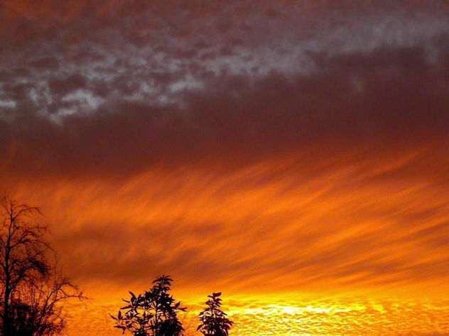 cielo anaranjado