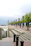 por el puerto de Barcelona