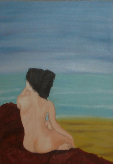 La desnudez del horizonte Oil Canvas Nude Paintings