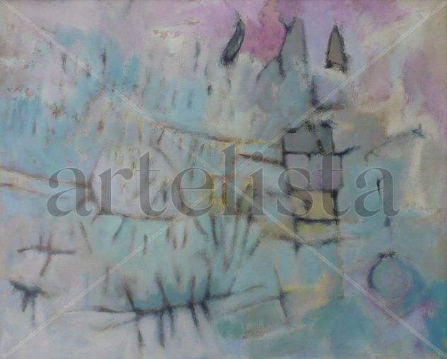 Pez llegando a la ciudad Acrylic Card Others