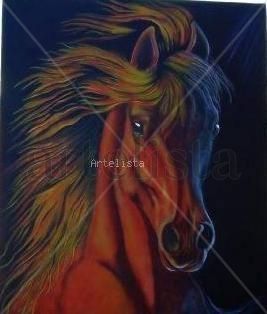 CABALLO SALVAJE Oil Canvas Landscaping