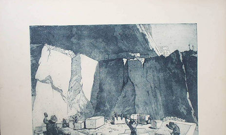 Extracción, elaboración, transporte y embarque de los Mármoles de Carrara