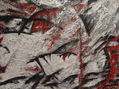 Silver and Red Labyrinth