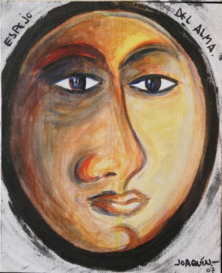 Espejo del alma Acrylic Canvas Figure Painting