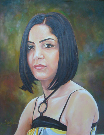 retrato de yani Óleo Lienzo Retrato