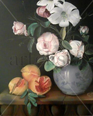 Jarron con flores