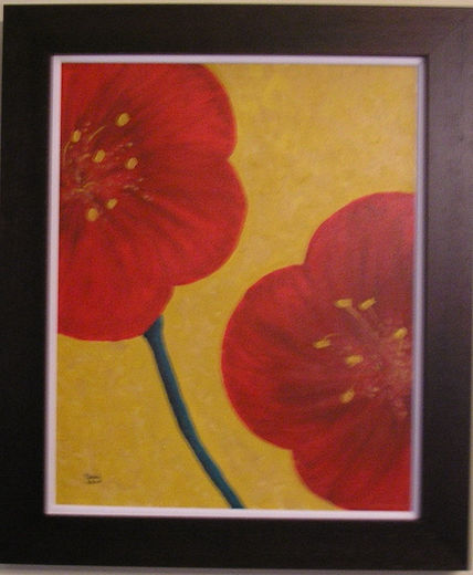 Amapolas enmarcadas