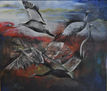 Grullas volando I